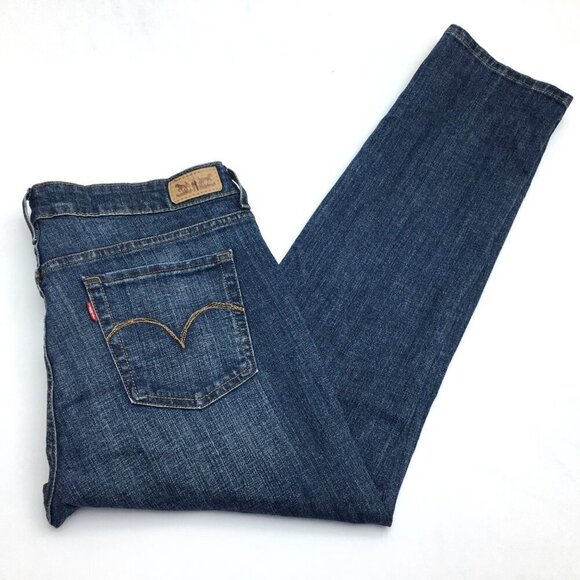 Levi's Women's Jeans Mid Rise Skinny Stretch size 32 x 29 READ DESCRIPTION! - Picture 1 of 10